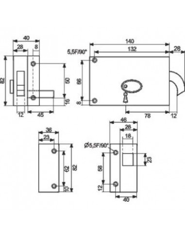 SERR.A CRO.APP.4G A78 DIM.140G DOM FD376T2070