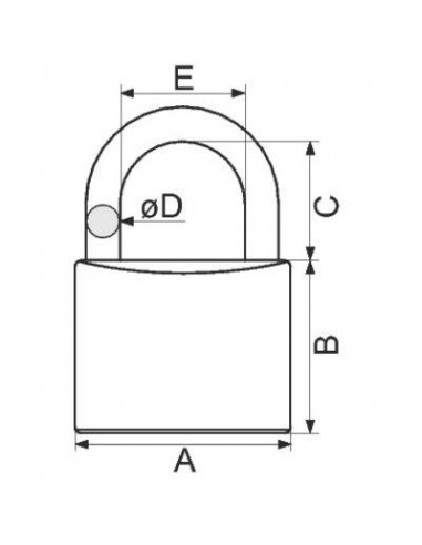 CADENAS CITY VARIE 2CLES 30MM CITY ISEO 02032001