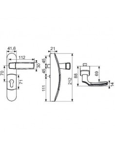 MODULE FLUID CYL+BEQ NOIR JPM EN5000-14-0A 2