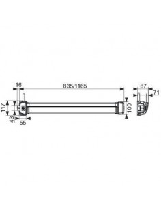 SERR.FAP 1PT FLUID 900MM NR JPM FL1090-02-0A 2