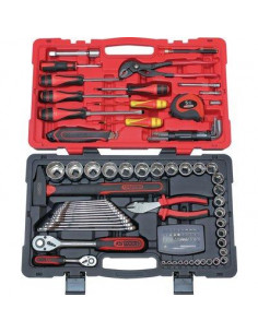 COFFRET 100 PCES 1/4" 1/2" KS TOOLS 922.0701