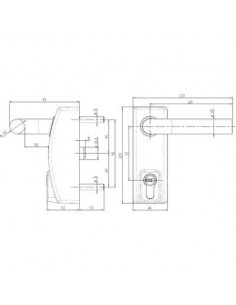 MODULE A BEQUILLE CYLINDRE BLC TESA ASSA ABLOY MMODMBSCBL 2
