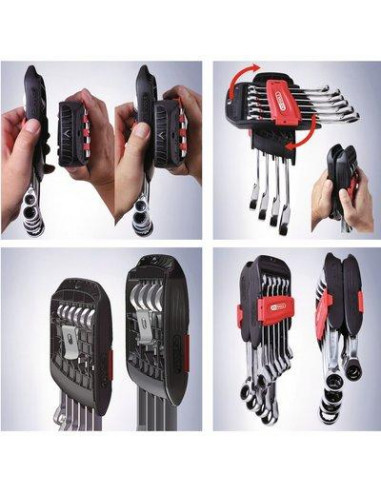 JEU 10 CLES MIX. CLIQ. 8-19 KS TOOLS 503.4620