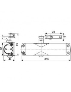 FERME PORTE TS 1000C ARGENT GEZE 101765 2