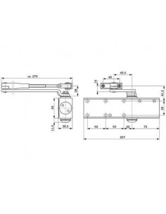 FERM POR.TS PFL 2-4 BC COMP AR DORMA 27112201 2