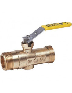 ROBINET ARRET GAZ M 20X27 NF 42013015