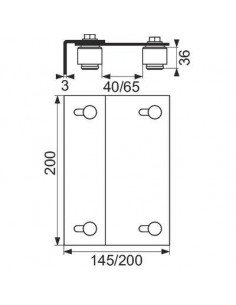 PLAQUE GUIDAGE HT PORTAIL REGL TORBEL A23000 2