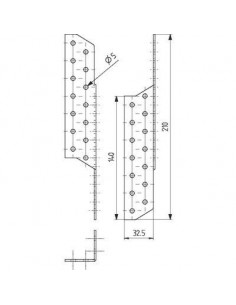 PATTE SOLIVAGE D.45X220X45X160 GAH ALBERTS 331054 2