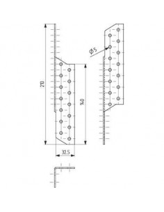 PATTE SOLIVAGE G.45X220X45X160 GAH ALBERTS 331108 2