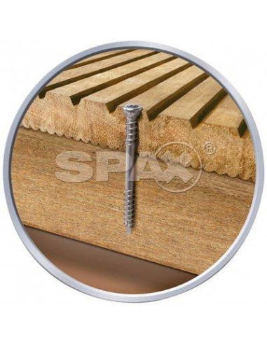 VIS CAILLEB. TX A2 5X80 / 100 SPAX 0537000500803