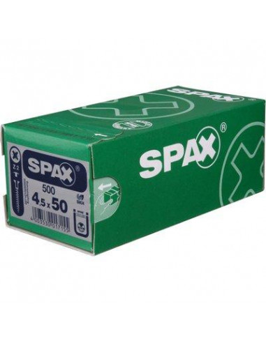 VIS SPAX TFPZ A/T 4.5X50 / 500 SPAX 0271010450505