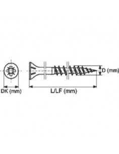 VIS SPAX TFPZ FP.5 X 50 / 500 SPAX 0291020500505 2