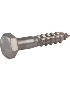 TIREFOND INOX A2 8X 60 /25 VISWOOD 402806016B