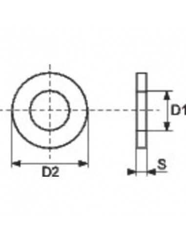 RONDELLE "L" A2 10MM /100 ACTON 6250510