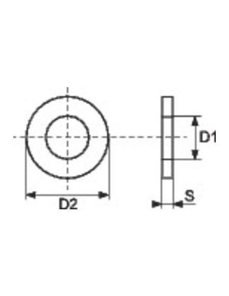 RONDELLE "L" A2 12MM /100 ACTON 6250512