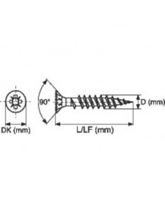 VIS VISWOOD TFPZ 5 X 25 / 500 VISWOOD 1005025 2