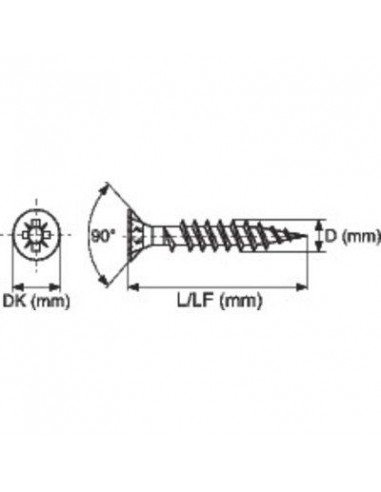 VIS VISWOOD TFPZ 5 X 35 / 500 VISWOOD 1005035
