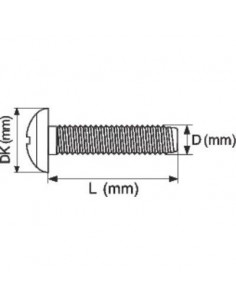 VIS METAUX INOX PZTC 5X50 /100 VISWOOD 79852Z505016B 2