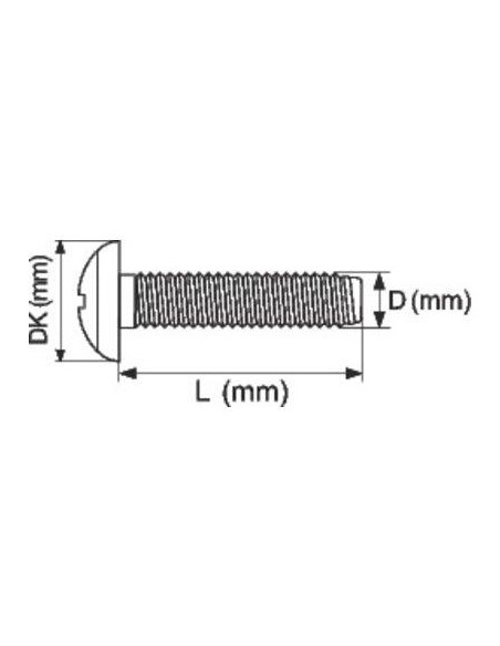 VIS METAUX INOX PZTC 5X50 /100 VISWOOD 79852Z505016B