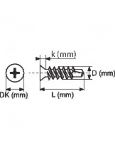 AUTOP TFC 3.5X25 /1000 RIFIX 1TFC3525