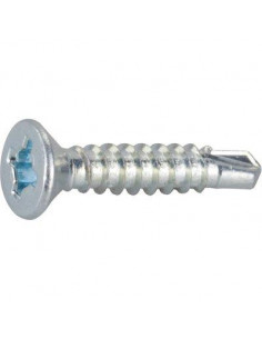 500 Vis tôle Autoperceuse Tête fraisée Acier zingué 4.8X38mm RIFIX 1TFC4838