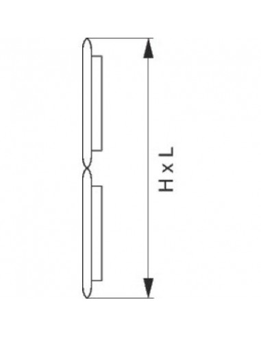 GRILLE MENUIS.A DECOUPER S/M NICOLL X600