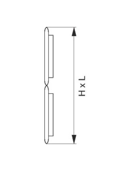 GRILLE MENUIS.A DECOUPER S/M NICOLL X600