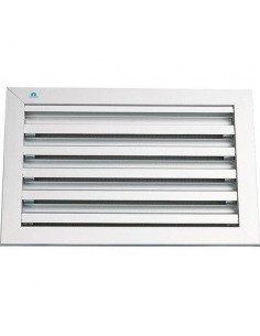 GRILLE ALU+MOUSTIQUAIR.400X400 RENSON 41100041144