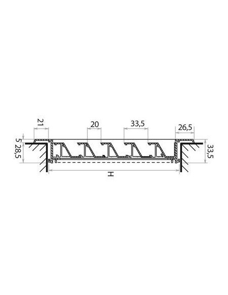 GRILLE ALU+MOUSTIQUAIR.400X400 RENSON 41100041144