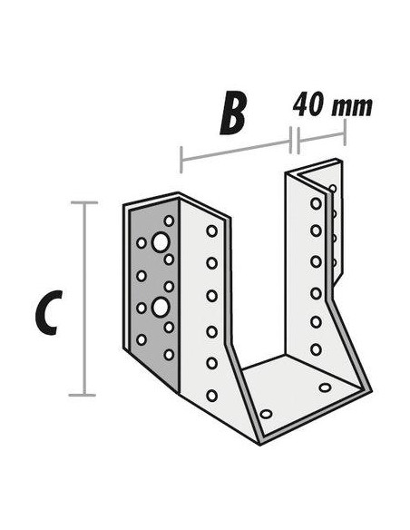 SABOT DE SOLIVE EXTER.40X110X2 GAH ALBERTS 334505
