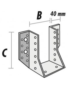 SABOT DE SOLIVE EXTER.80X120X2 GAH ALBERTS 331306 2