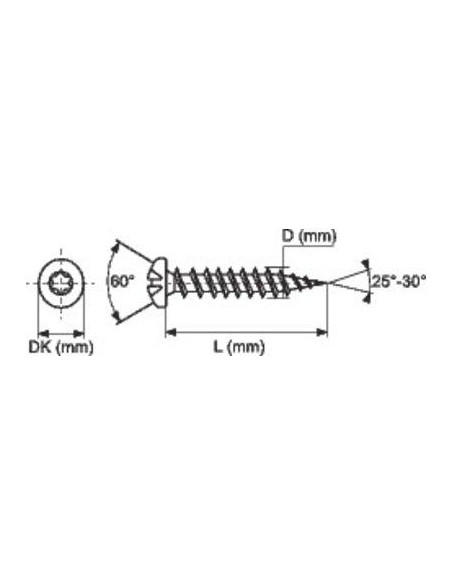 VIS SPAX TR TORX 4X40 /200 SPAX 0201010400403