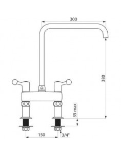 MELANGEUR GC PROFESSIONEL 3/4 DELABIE 5603 2