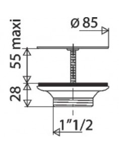 BONDE POLYPRO. A GRILLE PLATE VALENTIN 70010000000 2