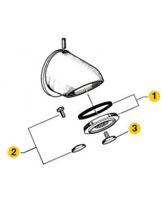 SACHET 5 KITS GRILLE DL 30/40. PRESTO 90164 2