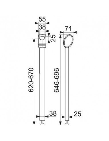 BEQUILLE POUR BARRE ARSIS PELLET 048610