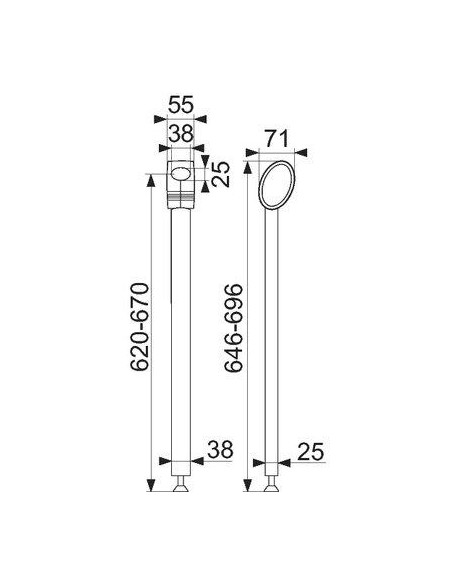 BEQUILLE POUR BARRE ARSIS PELLET 048610