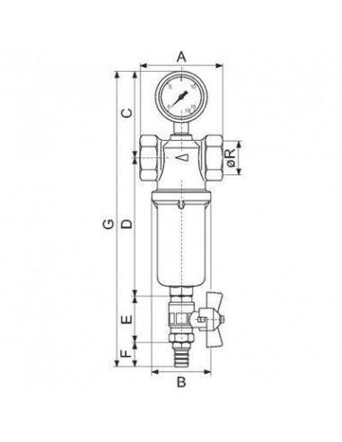 FILTRE AUTO FF11/4 100 MICRON 1260710
