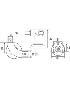 SUPPORT LIAISON COUDE A 90DG PELLET 046520 2