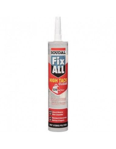 MASTIC HIGHTACK 290ML TRANSPAR SOUDAL 130276