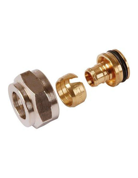 Raccord nickelé pour tube PER Femelle 16 SAR COMAP 835261