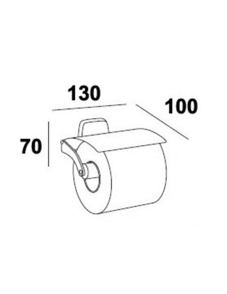 Distributeur papier WC Chromé INDA A22260CR003