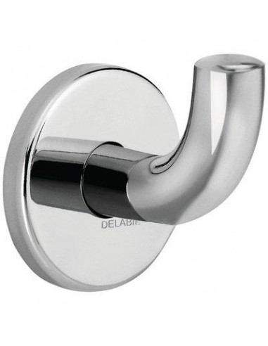 Patère simple inox poli brillant Fixation Invisible DELABIE 4043P