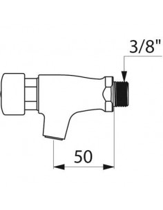 TEMPOSTOP MURAL M12X17 DELABIE 744000 2