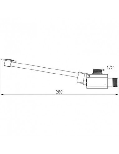 ROBINET A PEDALE MIX FOOT DELABIE 739100