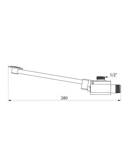 ROBINET A PEDALE MIX FOOT DELABIE 739100