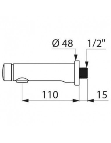 ROB. MURAL LAVABO TEMPOSOFT 2 DELABIE 741500