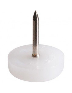 PATIN PLAST BLC 22MM BOITE 100 650.02.226