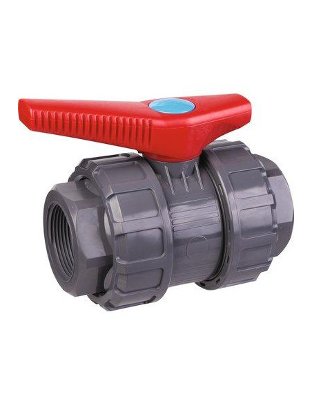 Vanne à bille PVC taraudée PN 16 F15X21 GIRPI VBVE20