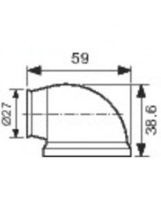 ARRET PORTE MAGNET GRIS 20KG HAFELE FRANCE 246.98.500